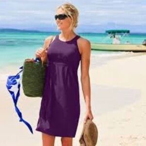 Athleta Purple Midi Dress